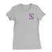 Womens Small Solid Athletic Grey Style_T-Shirt