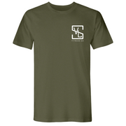 Mens Small Military Green Style_T-Shirt