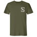 Mens Small Military Green Style_T-Shirt