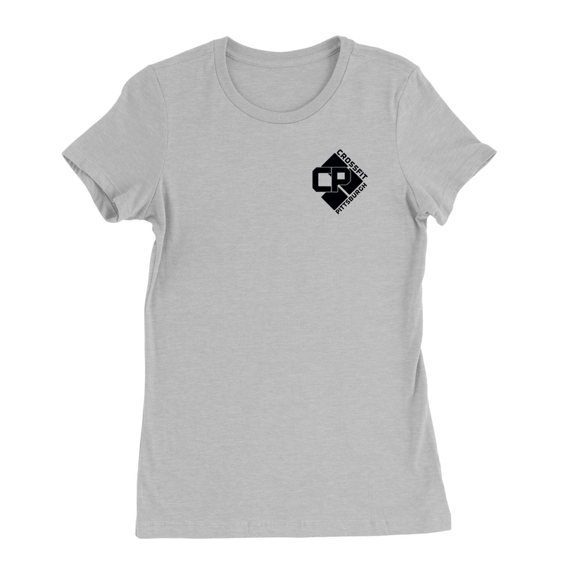 Womens Small Solid Athletic Grey Style_T-Shirt