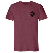 Mens Small Heather Maroon Style_T-Shirt