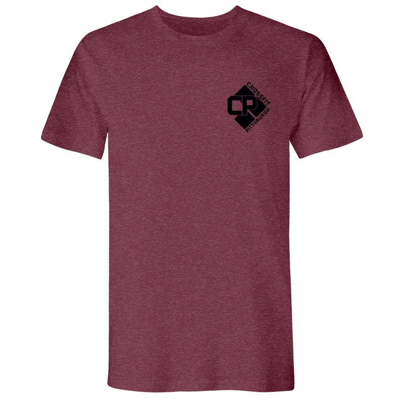 Mens Small Heather Maroon Style_T-Shirt