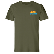 Mens Small Military Green Style_T-Shirt