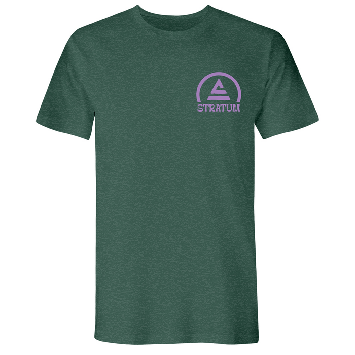 Mens Small Heather Forest Green Style_T-Shirt