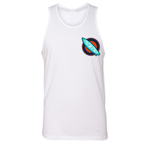 Mens Small White Style_Tank Top