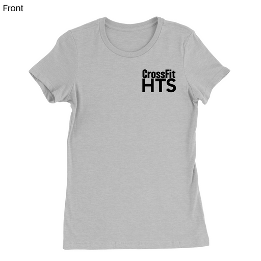 Womens Small Solid Athletic Grey Style_T-Shirt