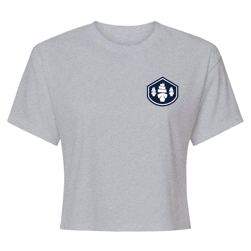 Three Ships CrossFit Ships Womens - Crop Top T-Shirt
