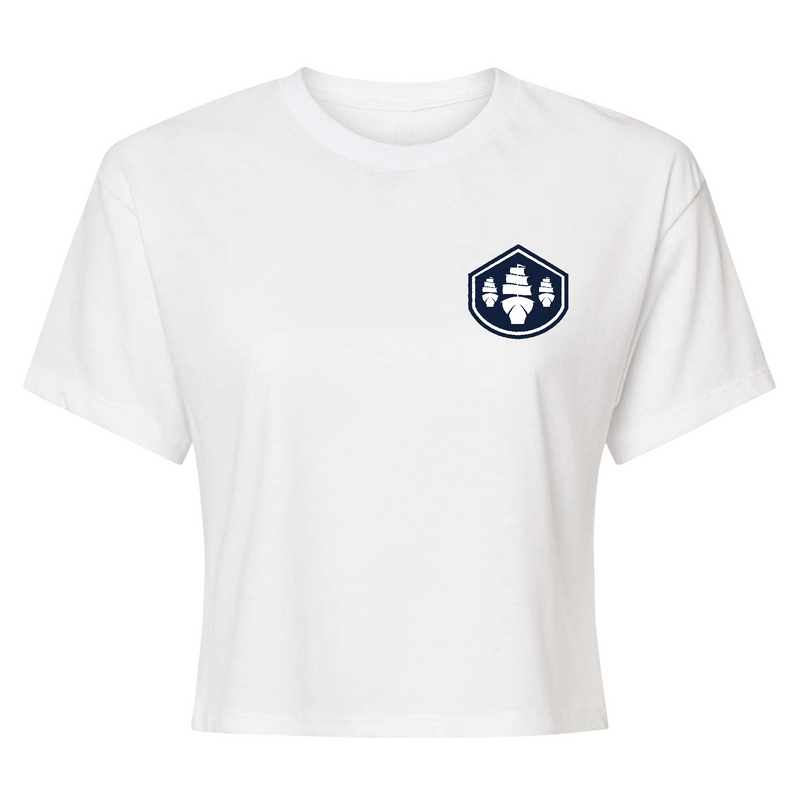 Three Ships CrossFit Ships Womens - Crop Top T-Shirt