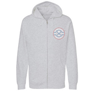 Unisex Small Grey Heather Style_Zip_Hoodie