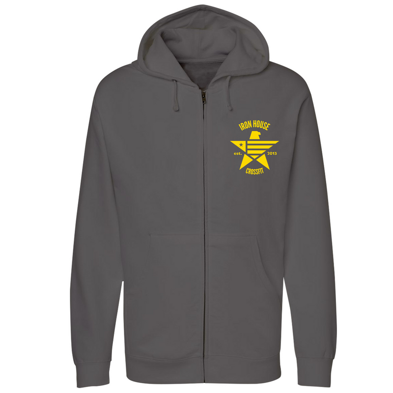 Unisex Small Charcoal Style_Zip_Hoodie