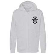 Unisex Small Grey Heather Style_Zip_Hoodie