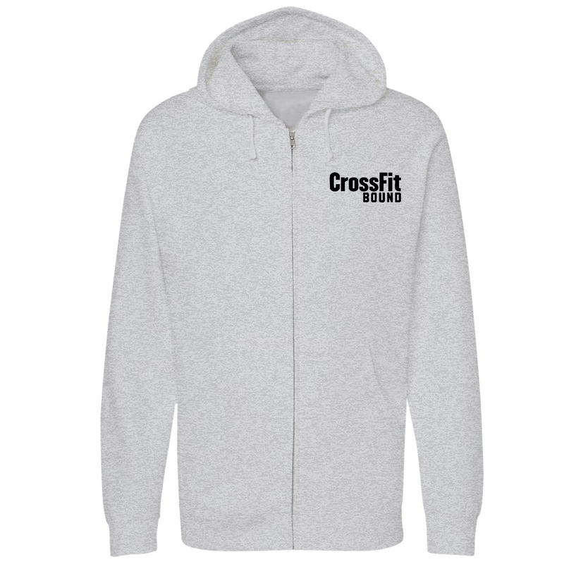 Unisex Small Grey Heather Style_Zip_Hoodie