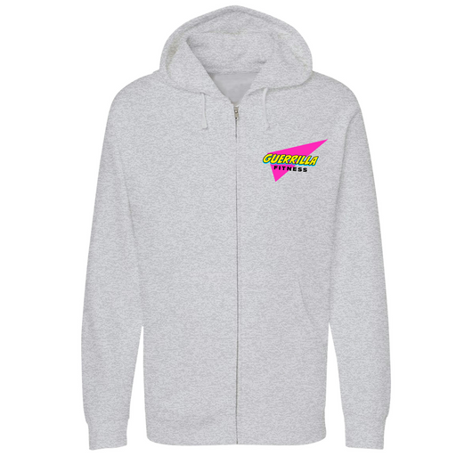 Unisex Small Grey Heather Style_Zip_Hoodie