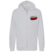 Unisex Small Grey Heather Style_Zip_Hoodie