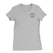 Womens Small Solid Athletic Grey Style_T-Shirt