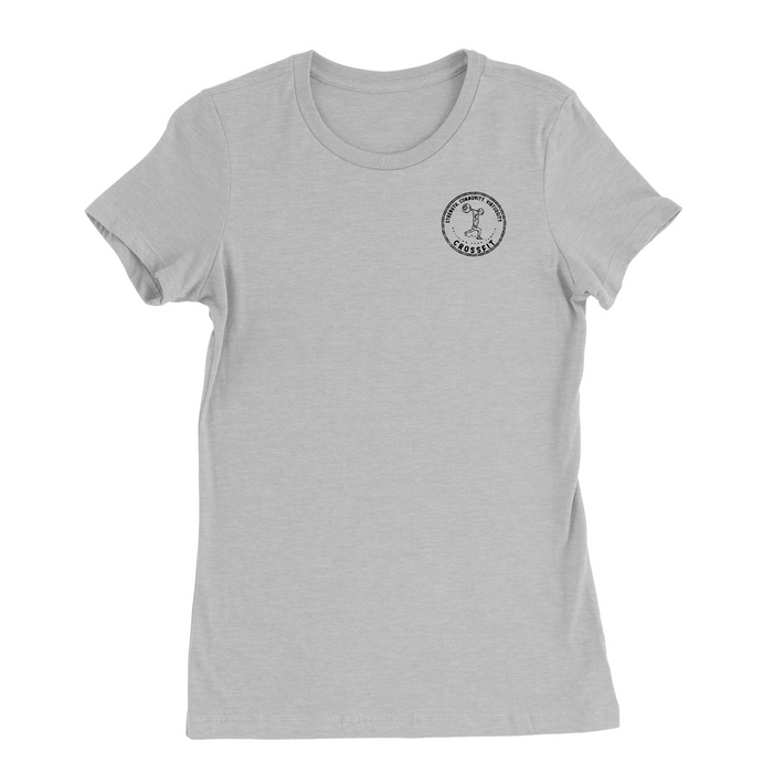 Womens Small Solid Athletic Grey Style_T-Shirt