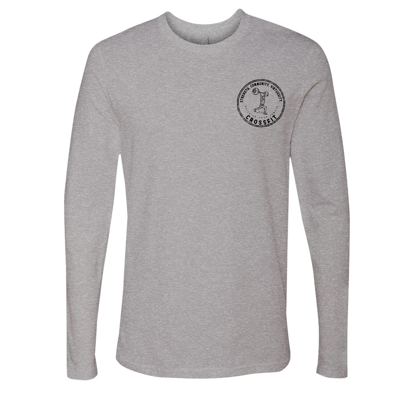 Mens Small Heather Gray Style_Long Sleeve