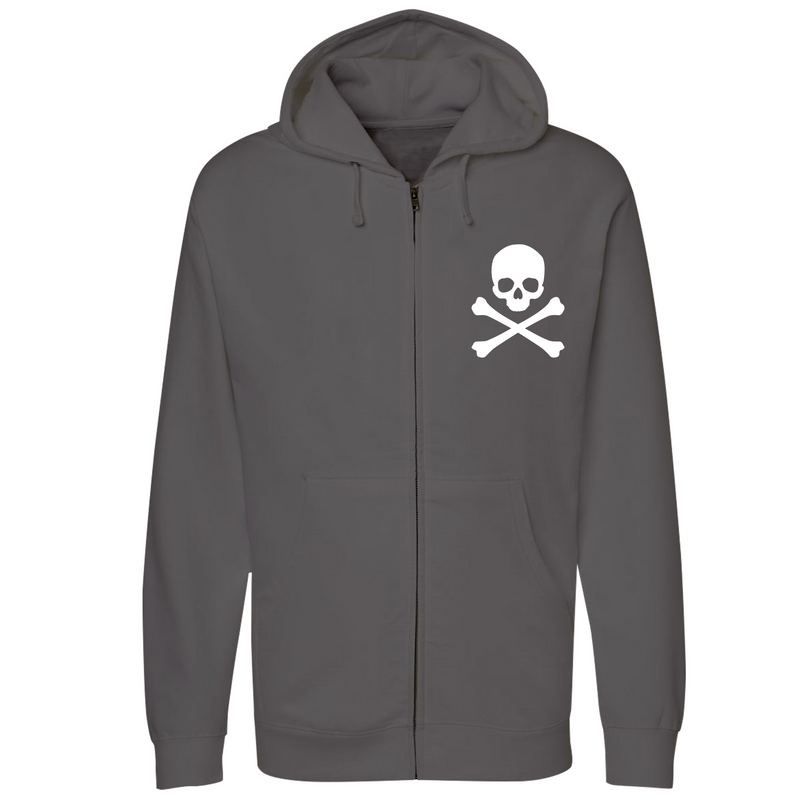 Unisex Small Charcoal Style_Zip_Hoodie