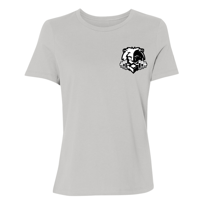 Womens Small Solid Athletic Grey Style_T-Shirt