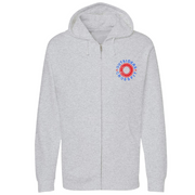 Mens Small Grey Heather Style_Zip_Hoodie