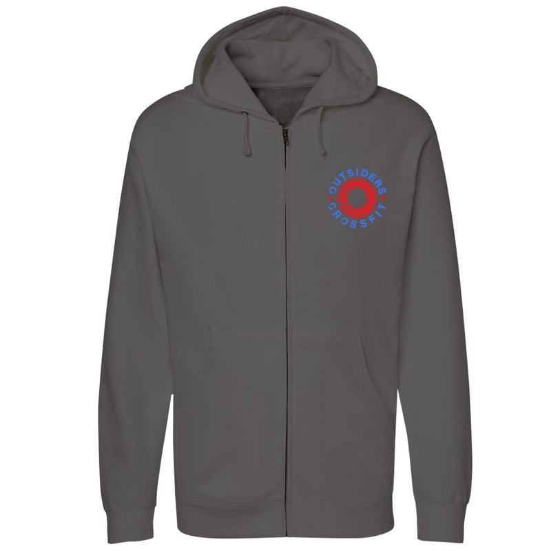 Mens Small Charcoal Style_Zip_Hoodie