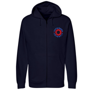 Mens Small Navy Style_Zip_Hoodie