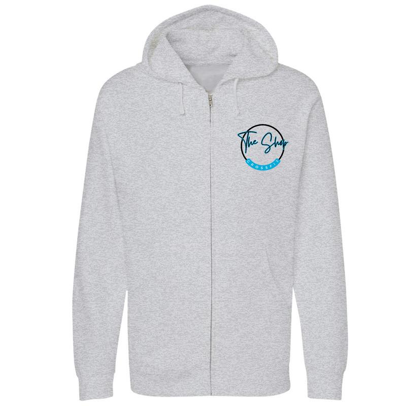 Unisex Small Grey Heather Style_Zip_Hoodie