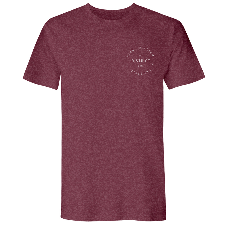 Mens Small Heather Maroon Style_T-Shirt
