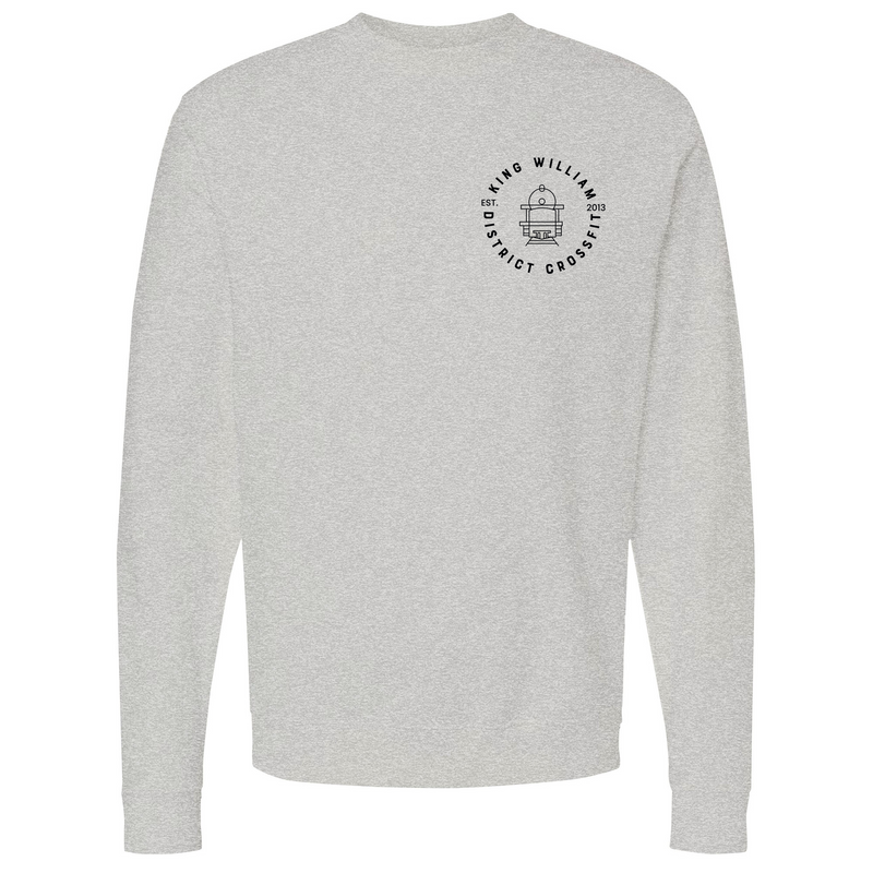 Mens Small Grey Heather Style_Sweatshirt
