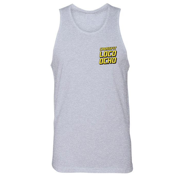 Mens Small Heather Gray Style_Tank Top