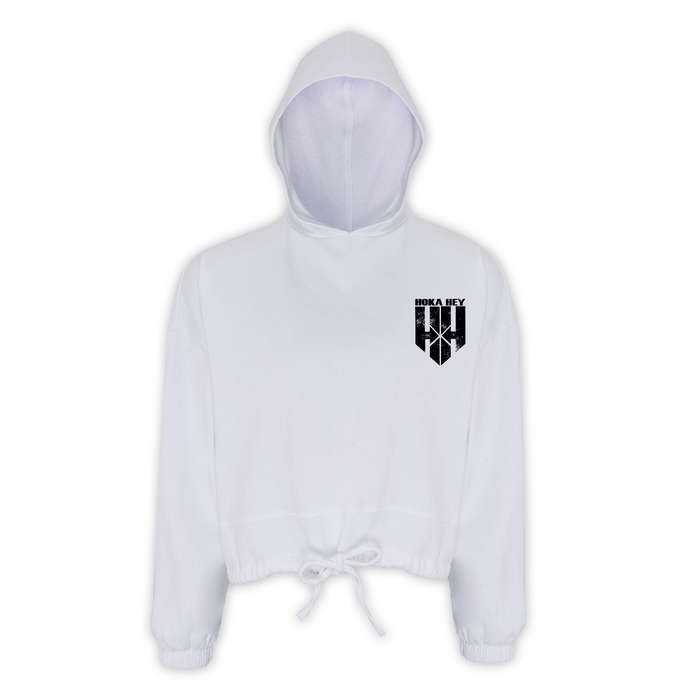 CrossFit Hoka Hey Barbell Womens - Crop Top Hoodie