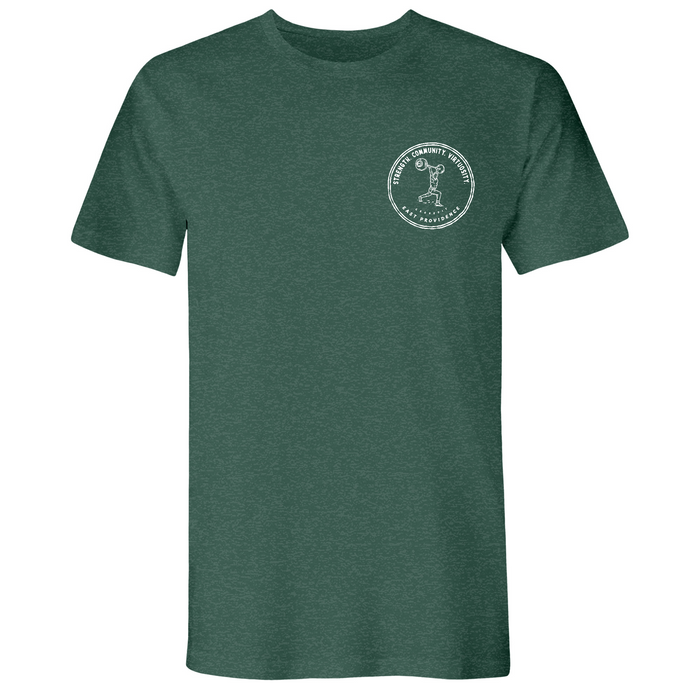 Mens Small Heather Forest Green Style_T-Shirt