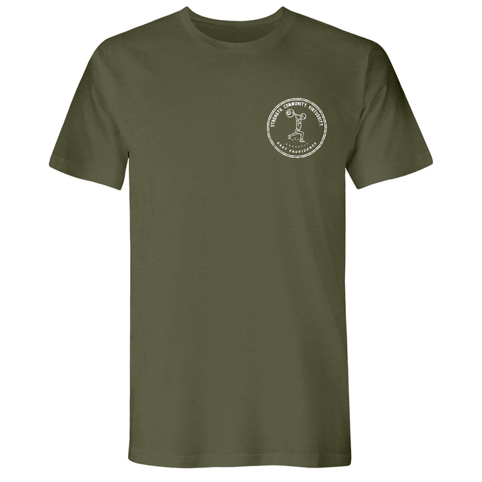 Mens Small Military Green Style_T-Shirt