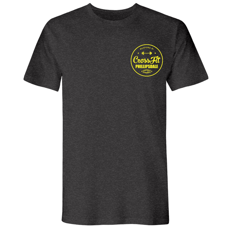 Mens Small Heather Heavy Metal Style_T-Shirt