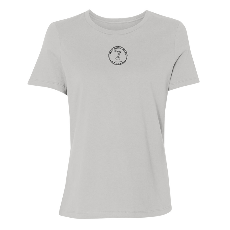 Womens Small Solid Athletic Grey Style_T-Shirt