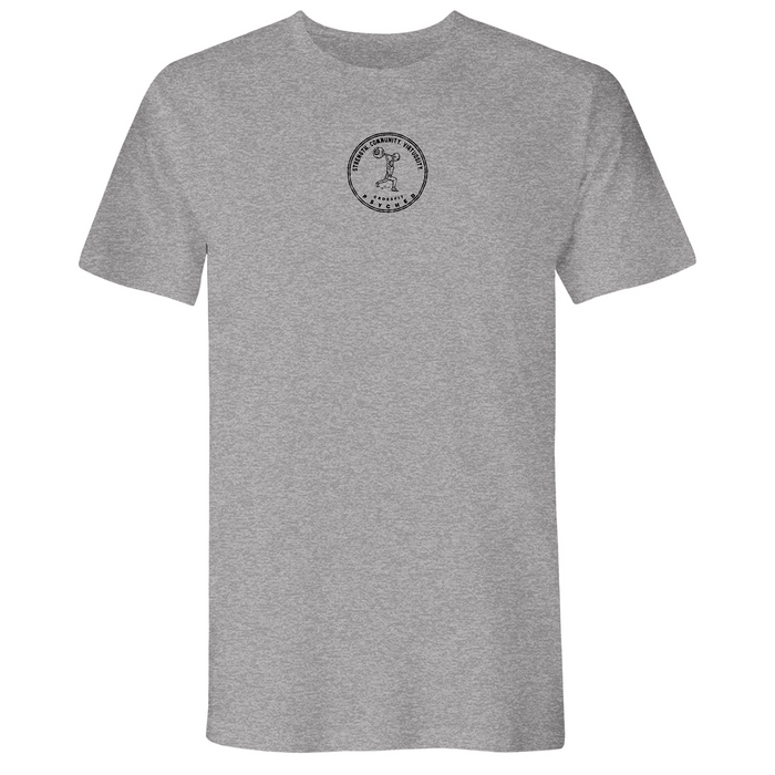 Mens Small Dark Heather Gray Style_T-Shirt