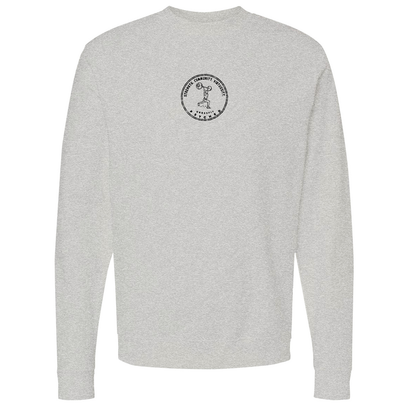 Mens Small Grey Heather Style_Sweatshirt