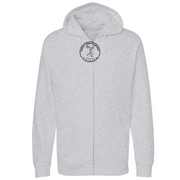 Unisex Small Grey Heather Style_Zip_Hoodie