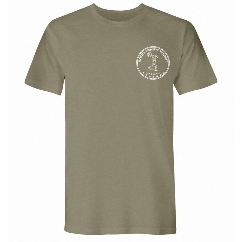 Mens Small Light Olive Style_T-Shirt