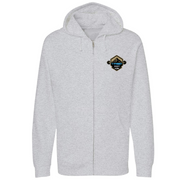 Unisex Small Grey Heather Style_Zip_Hoodie