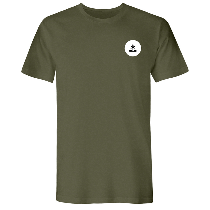 Mens Small Military Green Style_T-Shirt