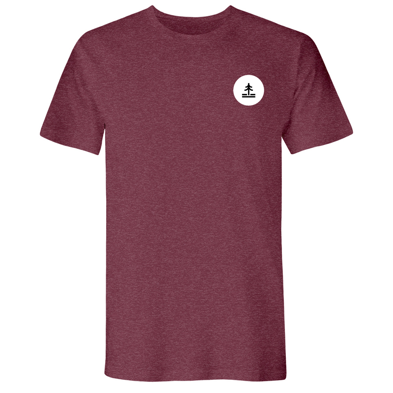 Mens Small Heather Maroon Style_T-Shirt