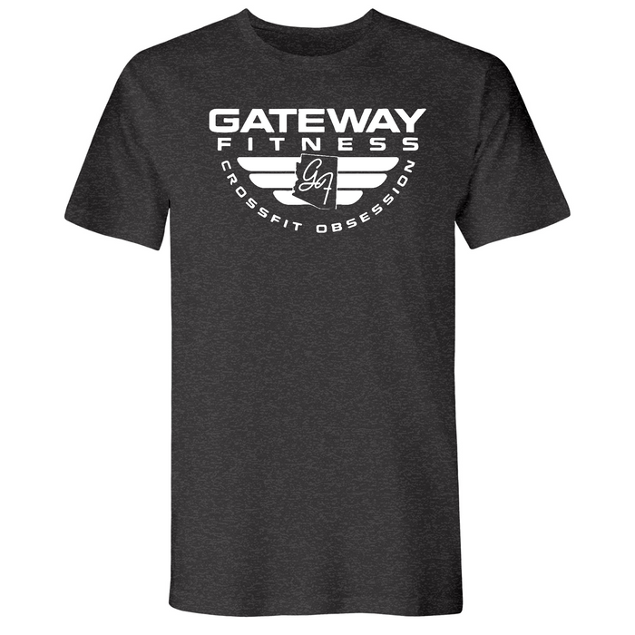 Mens Small Heather Heavy Metal Style_T-Shirt
