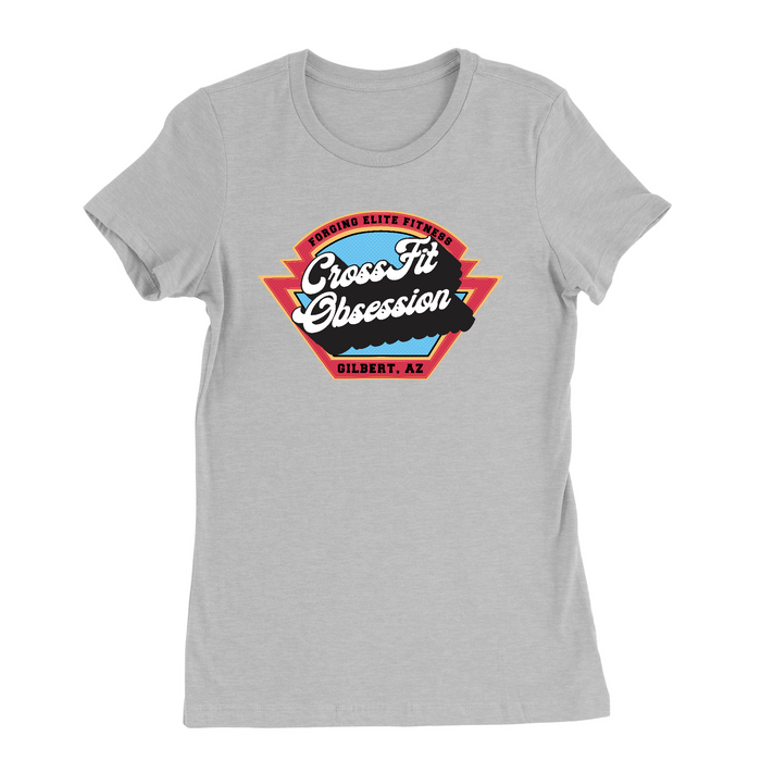 Womens Small Solid Athletic Grey Style_T-Shirt