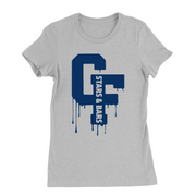 Womens Small Solid Athletic Grey Style_T-Shirt