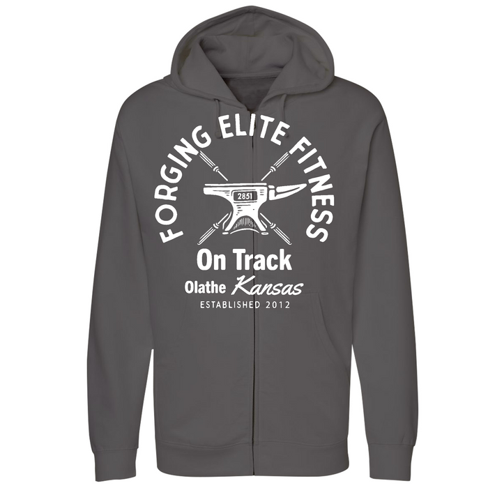 Unisex Small Charcoal Style_Zip_Hoodie