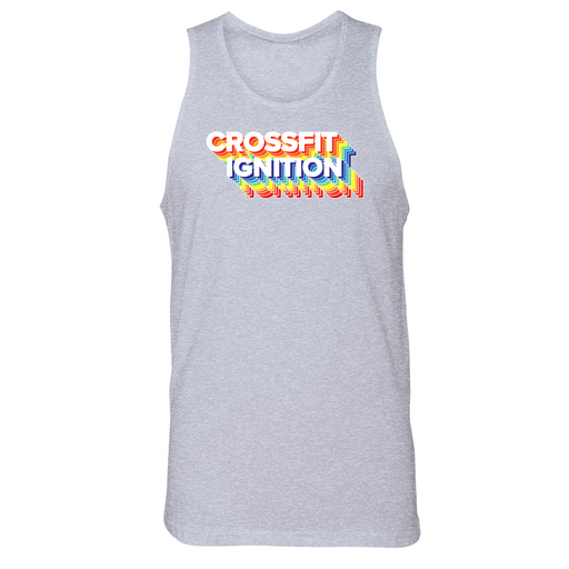 Mens Small Heather Gray Style_Tank Top