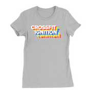 Womens Small Solid Athletic Grey Style_T-Shirt