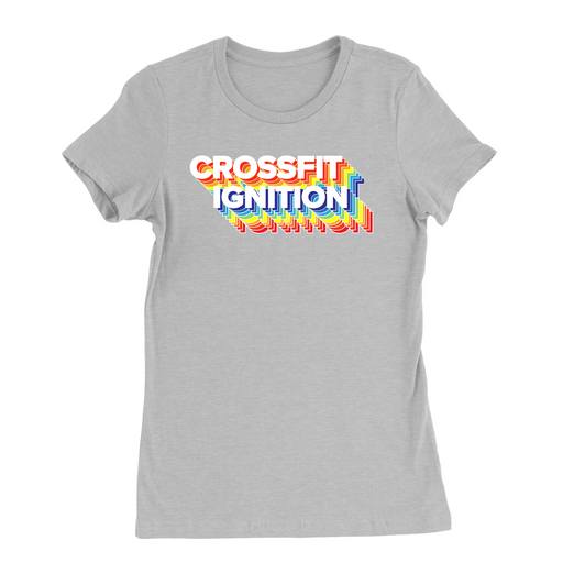 Womens Small Solid Athletic Grey Style_T-Shirt