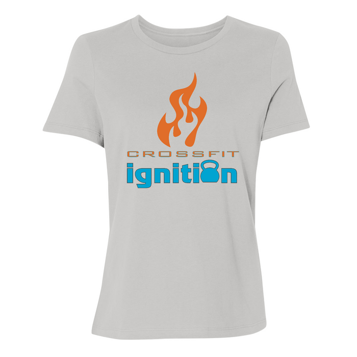 Womens Small Solid Athletic Grey Style_T-Shirt